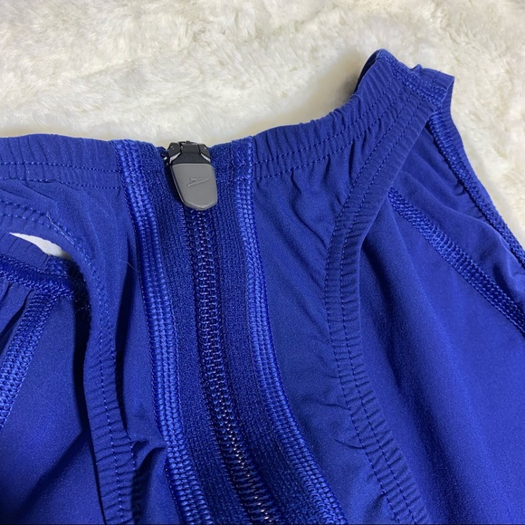 Speedo Swim Rare Vtg Speedo Aquablade Full Body Suit Swimsuit Tech Suit Fastskin Closed Back